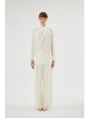 Senna Quartz Bluz Ekru