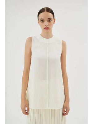 Senna Vıoletta Bluz Ekru