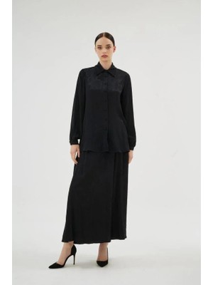 Senna Mıyukı Gömlek Siyah