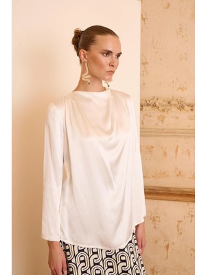 Senna Nayelı Blouse Ekru