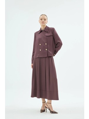 Senna 40001 Gigi Yakalı Ceket Kahve