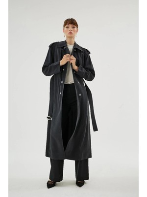 Senna Lıvıa Trenç Siyah