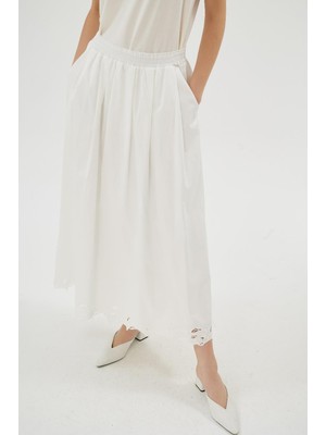 Senna Mısty Rose Etek Ekru