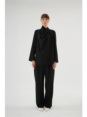 Senna Quartz Bluz Siyah