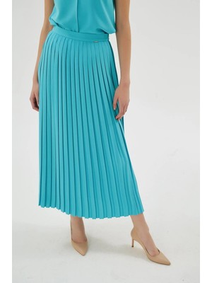 Senna Lılıana Etek Turkuaz