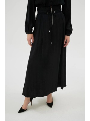 Senna Mıyukı Etek Siyah