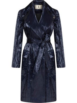 Senna Female Trench Gece Mavisi