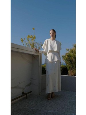 Senna Blume Bluz Krem