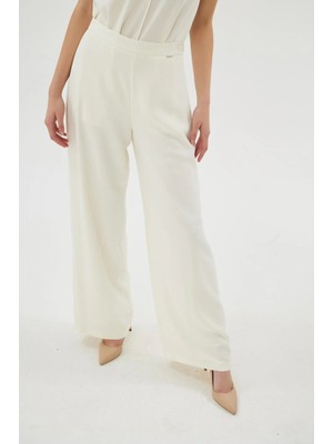 Senna Bol Pantolon Ekru