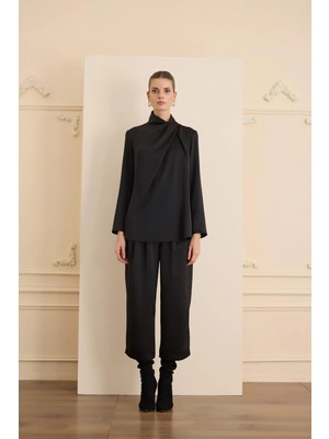 Senna 20017 Crıstalle Bluz Siyah