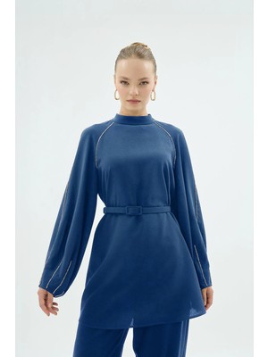 Senna 20009  Tina  Bluz Lacivert