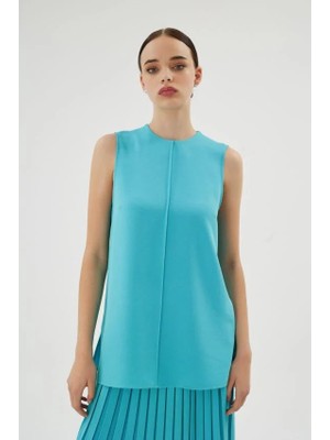 Senna Vıoletta Bluz Turkuaz