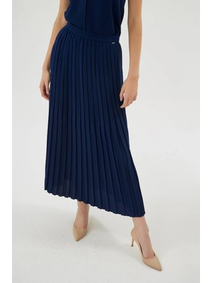 Senna Lılıana Etek Lacivert