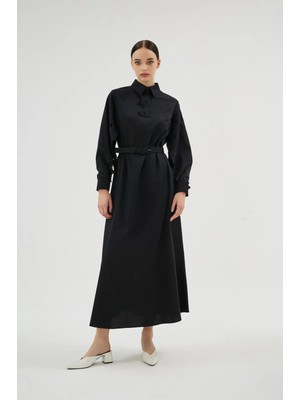 Senna Mısty Rose Gömlek Siyah