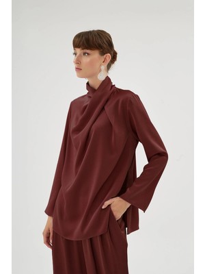 Senna 20017 Crıstalle Bluz Bordo