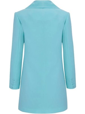 Senna Sequın Jacket Aqua