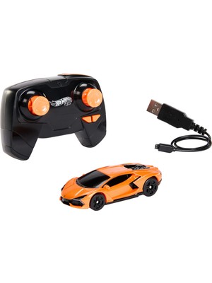 Hot Wheels® Uzaktan Kumandalı 1:64 Ölçekli Lamborghini Revuelto HWW55 | Pille Çalışan Uzaktan Kumandalı ve Şarj Edilebilir Oyuncak Araba