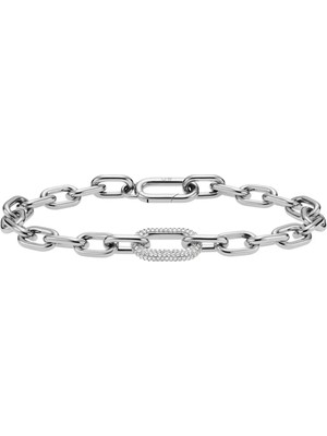 Daniel Wellington Crystal Link Bracelet Silver