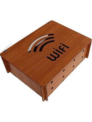 Mars Tasarım Modem Saklama Kutusu Wıfıdesen - 25X18X9 cm
