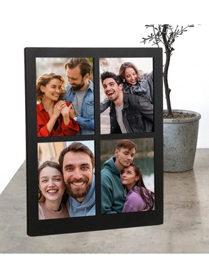 Mars Tasarım 4lü Fotoğraf Çerçevesi - 9 x 11 cm Boyutlarındaki Fotoğraflar Için