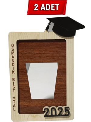 Mars Tasarım Mezuniyet Çerçevesi - 10X15 Boyutlarındakş Fotoğraflar Için