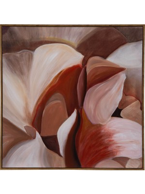 Mudo Home DAYLILY ÇERÇEVELİ YAĞLIBOYA TABLO 100X100CM