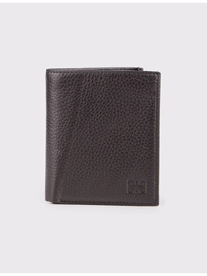 Cabani Siyah Hakiki Deri Erkek Cüzdan (Fermuarlı)