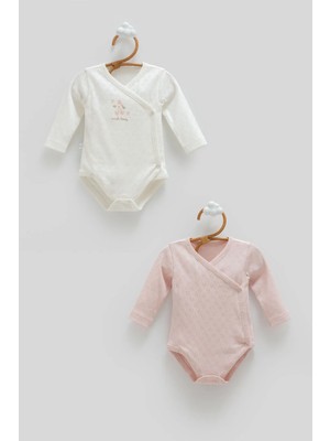 Caramell All Tıme Gırl Kız Bebek Ikili Body - Pembe - 50-56 cm Pembe