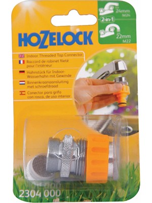 Hozelock İç Mekan Musluk Adaptörü 22-26