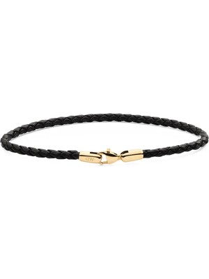 Daniel Wellington Daniel Braided Leather Bracelet Sheffield 2.8 Gold