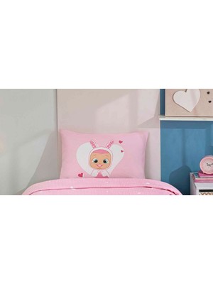 Taç Zorluteks Lisanslı Cry Babies Desenli % 100 Pamuk Kumaş 1 Adet Yastık Kılıfı 50X70 cm