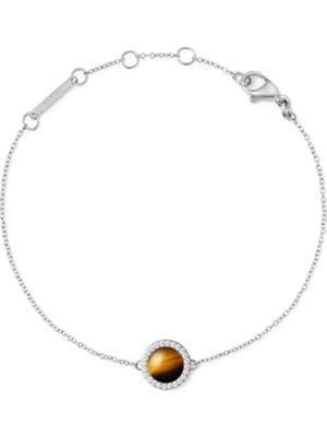Daniel Wellington Audrey Bracelet Tiger Eye Silver