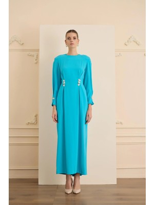 Senna Bregee Dress Turkuaz