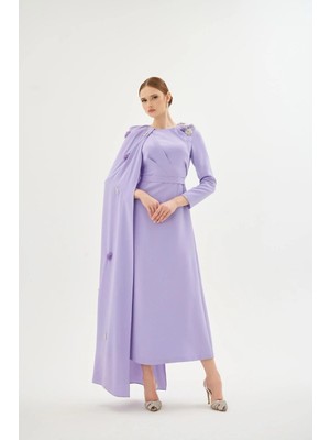 Senna Lılıowy Elbise Lila
