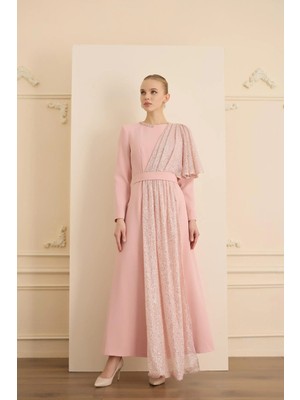 Senna Hazel Dress Pudra