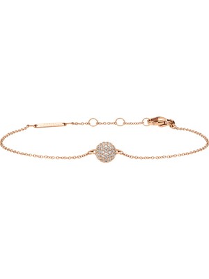 Daniel Wellington Pavã© Crystal Pendant Bracelet Rose Gold