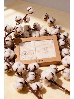 Agula 8’li Bej Yenidoğan Hastane Çıkış Seti