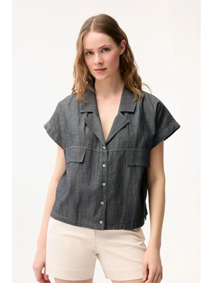 Love My Body Denim Gömlek Siyah 130L8991003