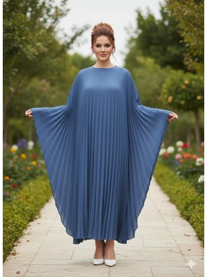 Gigitex Medine Ipeği  Standart Beden Özel Tasarım Elbise Ferace