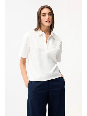 Love My Body Işlemelı Bluz Kemik 115L9720001