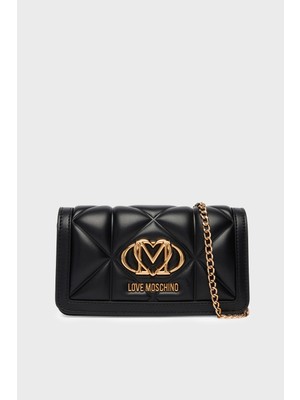 Love Moschino Çıkarılabilir Zincir Askılı Portföy Cüzdan Bayan Cüzdan JC5640PP1OLC0000