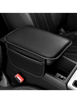 Microcase Araç Merkezi Konsol Kapağı Deri Araç Kol Dayama Yastığı Depolama Cepli - AL4669