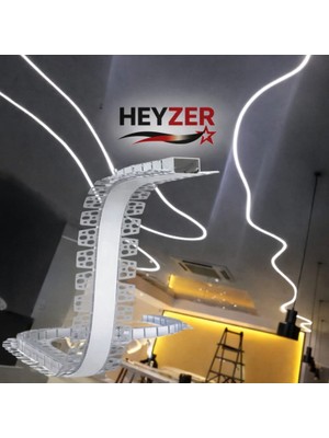 Heyzer 12X15 Esnek Trimless LED Profili (3 Metre) – Alüminyum Profil