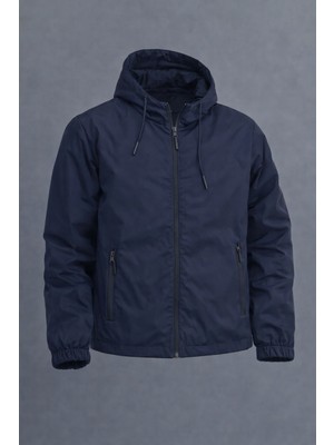 Damga Erkek Basic Günlük Lacivert Yağmurluk & Rüzgarlık