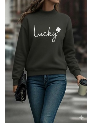 MiraLive Miray- Kadın Uzun Kollu Bisiklet Yaka Viskon Iki Iplik Bluz