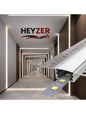 Heyzer 12×22 Trimless LED Profili (3 Metre) – Alüminyum