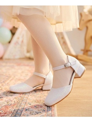 Surpie Shoes Kısa Topuklu Ayakkabı, Çocuk Topuklu Ayakkabı