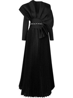 Senna Vıolanda Dress Siyah