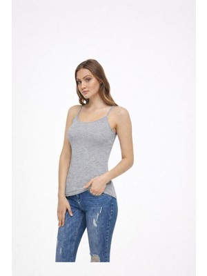 Tutku Elit  Kadın Modal Elastan Likralı Pamuklu Ip Askılı Atlet 3'lü Paket