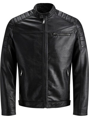 Jack & Jones Jjerocky Siyah Erkek Mont 2XL Günlük Kullanıma Uygun Şık Model